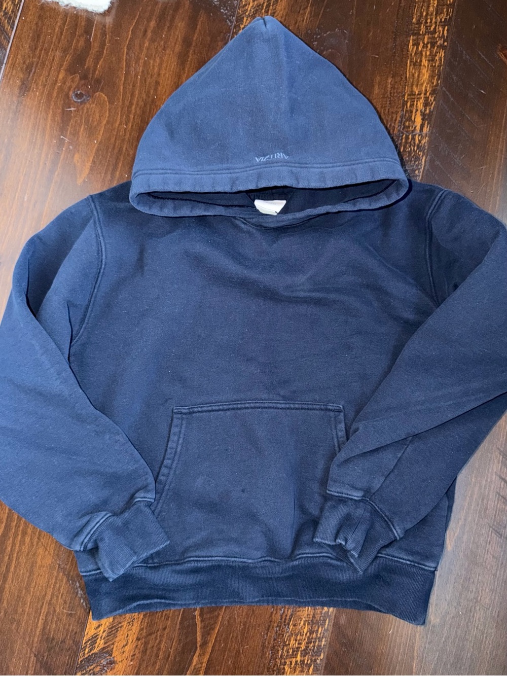 Aritzia Navy Hooded Sweatshirt